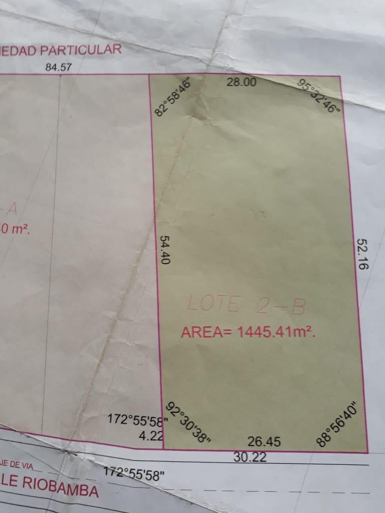 Vendo hermoso Terreno en Tena